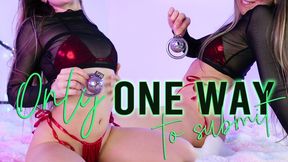 Only one way to submit - Locked in chastity for Goddess