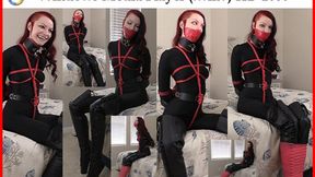 Kajira Bound - Catsuit and Ballet Boots - Part 1 (wmv HD 1080)