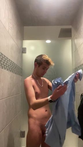 Post workout shower
