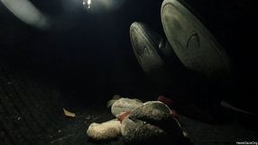 Candid Plushie Trample in Flat Leather Boots