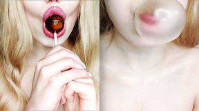 Lollipop licking Oral fixation 1080p HD