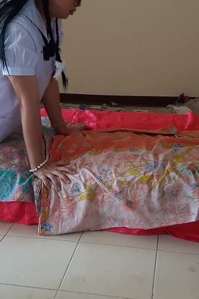 Thai student ladyboy show