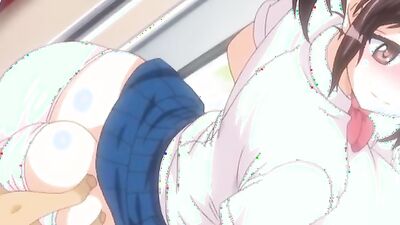 Big-titted teen gets drilled hard in the train - Hentai porn