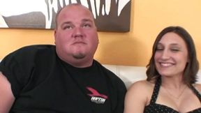 janie hot brunette gets boyfriend s cock deep way in mouth & cunt facialaed