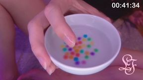 Gel Balls and Cum Shooting Out of My Tranny Dick