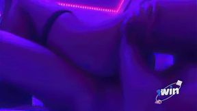 Intense fuck-fest with a slim Chinese nymph under ultraviolet light. Horny and hard.