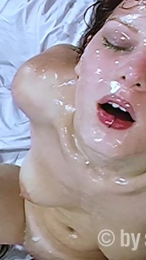 Wild amateur bukkake sex with Jonata