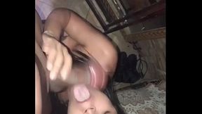 Neg&atilde_o socando na boca e no cu da trans!! Rola mais grossa que peguei na vida