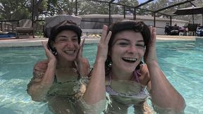 Pool Playtime with Nathalia and Mya