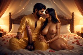 Indian girlfriend share her Boyfriend with Beautiful Gril for Fucking! Hot Sex