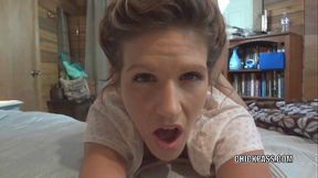 Petite MILF Jolene in panties and getting her twat fucked