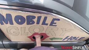 ”Hot stockings t-girl Morena Black gets warm sticky facial”