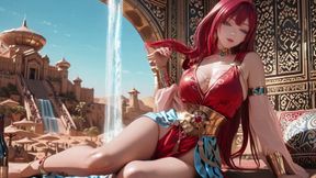 Red Queen in the Desert! Lazy Afternoon in the Golden Palace.