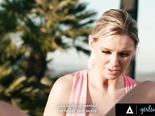 GIRLSWAY - Tanning Honey Desiree Dulce Mistakes Lesbo mother I'd like to fuck Neighbour Kenzie Taylor For Her Boyfriend