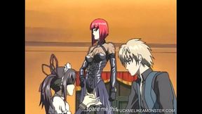 Lezdom BDSM ass beading for restrained teen