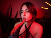 MURMURIEL Fucks BIG DILDO In Her Tight Pussy And ASS
