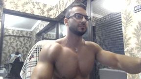 European Male Fernandes Plays with His Uncut Dick