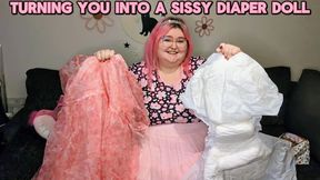 Diaper Princess Daisy turns you into her sissy diaper doll