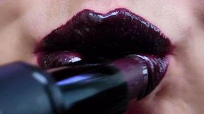 Dark Lipstick Lips (mkv)
