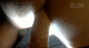 Close up Rotating Dildo