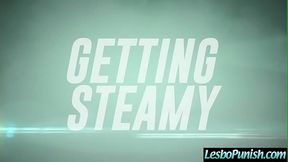 Lez Hot Girl (Angel Smalls &amp_ Lauren Phillips &amp_ Phoenix Marie) Get Sex Punished With Toys By