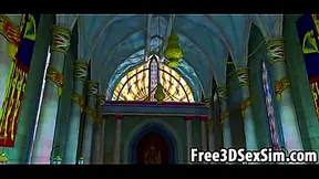 Demonstration of 3D game engine capabilities