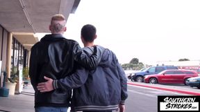 SOUTHERNSTROKES Tattooed Blond Declan Moore Barebacked By Aiden Ward