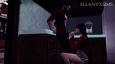 My bestfriend's husband fucked me raw in The Sims 4