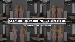 Sexy Big Titty Bikini Try On Haul with Roxy Cox
