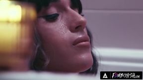 FEMBOYISH - Cute Femboy Dante Snoww Lathers Up In Bubble Bath &amp; Enzo Muller Gets In To Fuck Him Hard