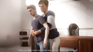 Watch this hot anime game sex as a mate takes a deep throat, handjob, and cumshot from a big cock in the arse