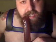 cub deepthroats dildo