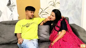 Hindi audio video featuring a hot Indian girl getting it on with her