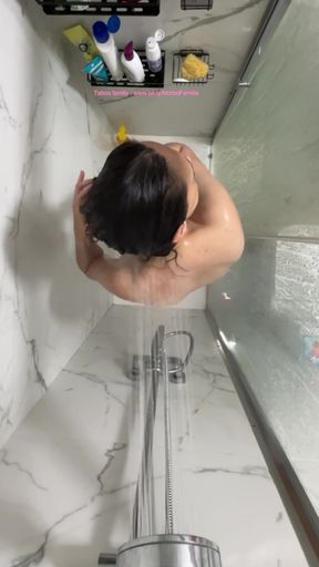 Catching Mom Naked in the Shower   Clip 1