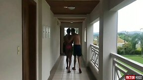 Sex at home after the pool