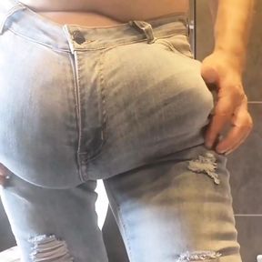 Bulging in Tight Jeans