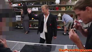 Pawnshop divorcee assfucked until cuminmouth