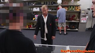 Pawnshop divorcee assfucked until cuminmouth