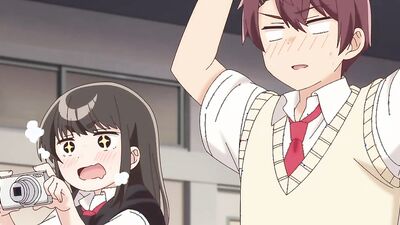 Watch Yowayowa Sensei strip down and tease in public with her big tits and ass