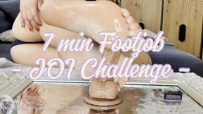 7 min Footjob JOI Challenge