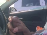 Beating My BBC in public  parking lot in Chicago on break Almost got caught