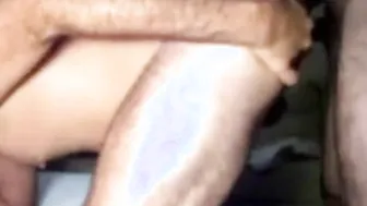 Daddy Bear Barebacks His Young Lover in Amateur Anal Session