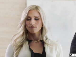 MILFY Tough Golden-haired Boss lady Lani Rails Gets BBC Tag-Teamed By Nasty Employees