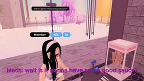 Cute kawaii girl wanted a hotdog.. She got something else.. (ROBLOX)