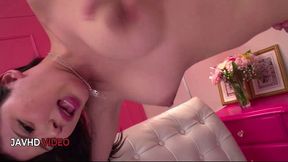 Lusty Risa Shimizu and Risa at threesomes scene