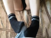 Hot Sockjob Foot Fetish homemade