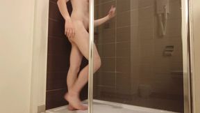 Just taking a hot shower