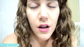 Brunette Burps Until Choked On Filthy Dirty Talk