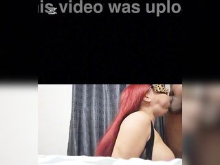 Penis in cunt and throat, gorgeous breasty woman groaning deliciously, receiving a giant thick shlong on all fours, premium content.