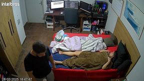 tesao escondido: metecao gostosa na cozinha sob a camera  ligada
